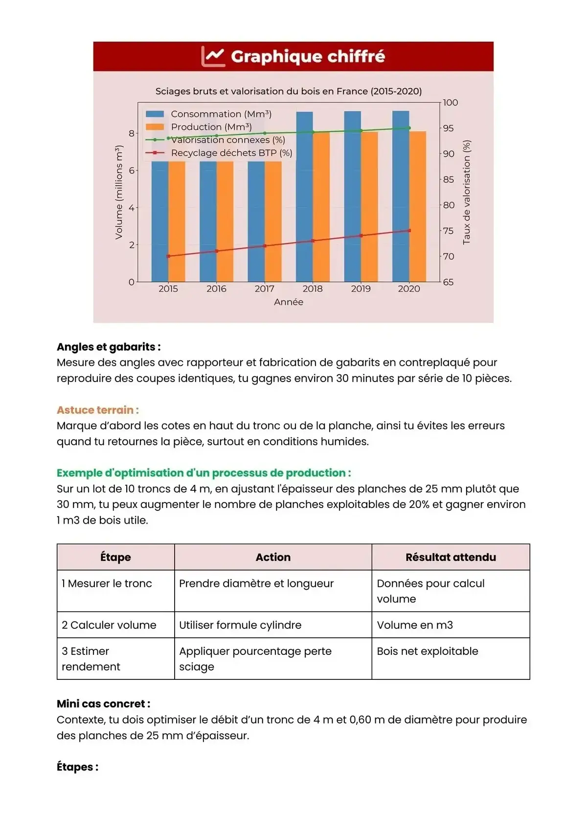Example Fiche de Révision Bac Pro Scierie